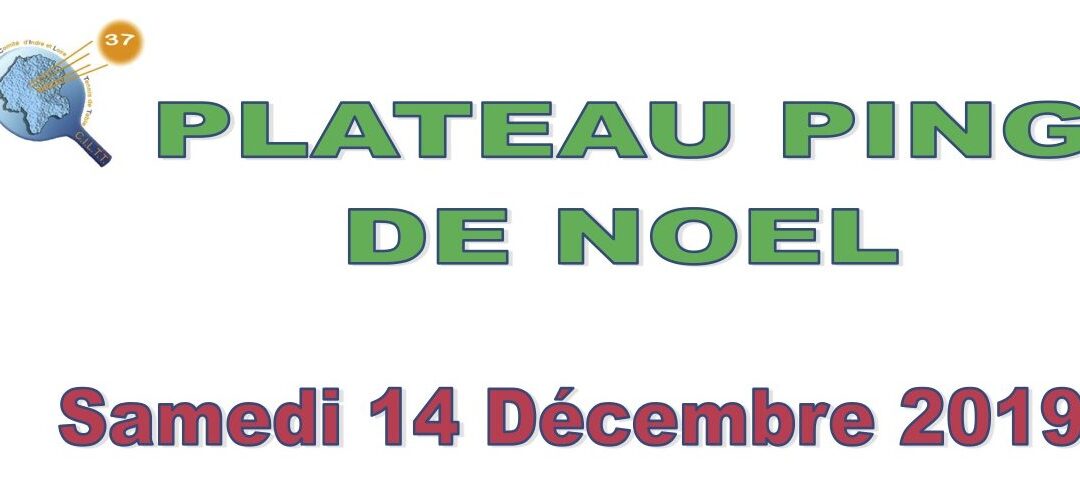 Affiche Plateau Ping de Noël