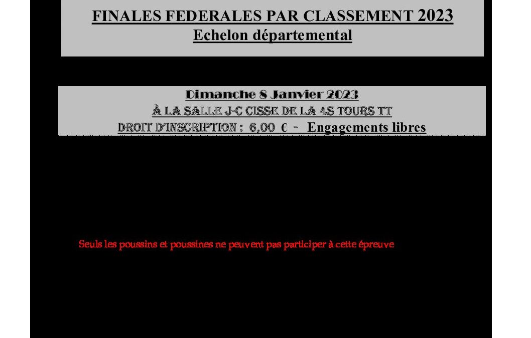 Circulaire Finales Par Clt 2022 2023