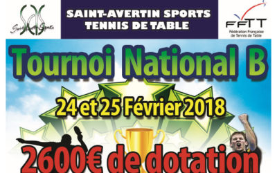Le Tournoi National B de Saint Avertin