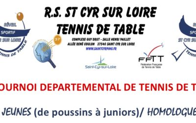 Tournoi départemental « jeunes » à Saint Cyr sur Loire