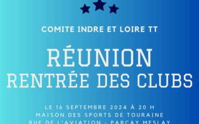 Rentrée des clubs 2024-2025