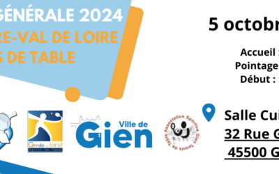 Assemblée Générale de la Ligue du Centre Val de Loire