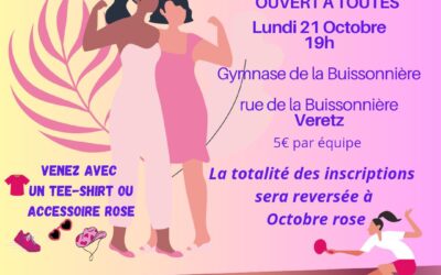 Tournoi de double féminin – Lundi 21 Octobre